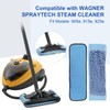 GreeSuit Microfiber Steam Mop Pads Compatible with Wagner Spraytech Steam