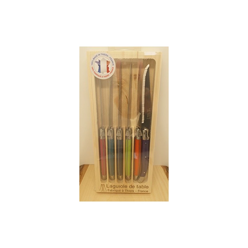 Laguiole by Jean Dubost Steak Knife Set 6 Pieces Fruity