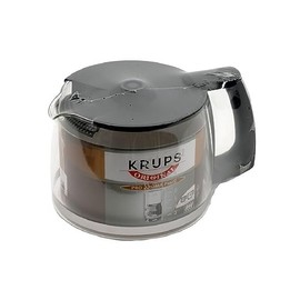 Krups glass jug 034.42 - suitable for T 10 Aroma / Plus, F 140 / F 145 with lid