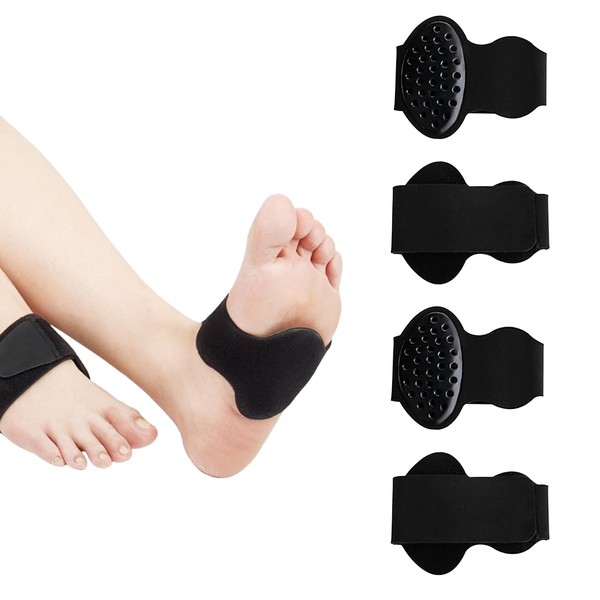 HAOXYO 2 Paar Fußbandage,Verstellbare Bandage Fuß,Bandage Fuss zur Schmerzlinderung bei