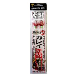 Gamakatsu Squirrel red head clay-Rig K112 No. 12 - Harris 4. 43558-12-4-07