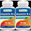 Best Naturals 2 Pack Best Naturals Vitamin B-6 50 mg