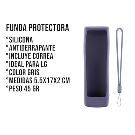 Funda para Control LG AKB75095307 AKB75375604 AKB74915305 Universal a Prueba de Golpes Protectora Silicon Case Protector (Gray)