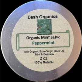 Generic Organic Mint Salve | 2oz | Peppermint Scented with Essential Oil