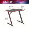New Gaming Desk Computer Desk Office Deskmodern Z shaped Computer