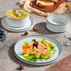 Herogo Plates and Bowls Dinner Dishes Sets for 6, 18