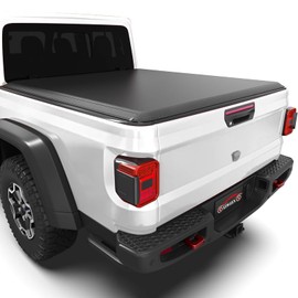 XTWEEX Soft Roll Up Truck Bed Tonneau Cover Fits for 2020-2026 Jeep Gladiator Fleetside (Not for Stepside) 5 FT (60.3") Bed