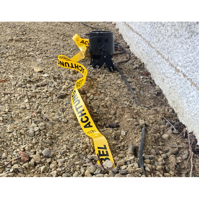 PROlac Beschriftungen Road Warning Tape 75 m Length x 40