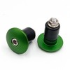 ONIPAX 2pcs Handle Bar End Plugs (Black/Red/Orange/Blue) (Green)