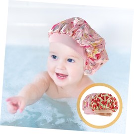 Vaguelly 2Pcs Satin Sleeping Cap Dolphin Watermelon Design Lightweight Cover for Home and Travel Easy to Wear and Remove Durable Material