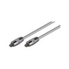 Goobay 50566 Optical Cable, Silver, 6 mm Diameter, 0.5 m
