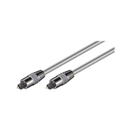 Goobay 50566 Optical Cable, Silver, 6 mm Diameter, 0.5 m Cable Length