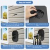 Siding Mounting Block Kit Outdoor Light, with Built-in Electrical Box,