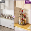 Heavy-Duty 3-Tier Lazy Susan Organizer, Adjustable to Different Heights, Countertop
