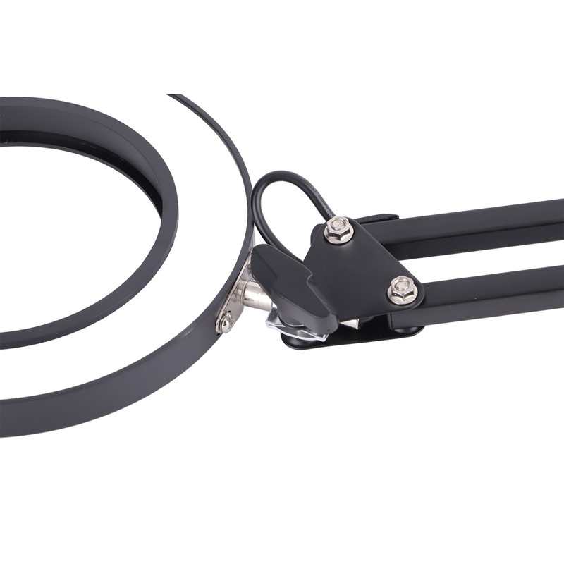 Foldable Eyecare Table Lamp Flexible Swing Arm Clamp Mount Lamp