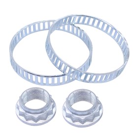 ABS Ring Axle Nut ABS Sensor Ring Drive Shaft ABS Ring Nut Axle Stub ABS Rings Rear Left and Right for 1 Series E81 E87 E88 E82 3 Series E46 3 Series E90 E91 E92 E93 Z4 E85
