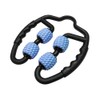 AngeliqueShop 360°回転マッサージローラー 軽量 (ブルー)