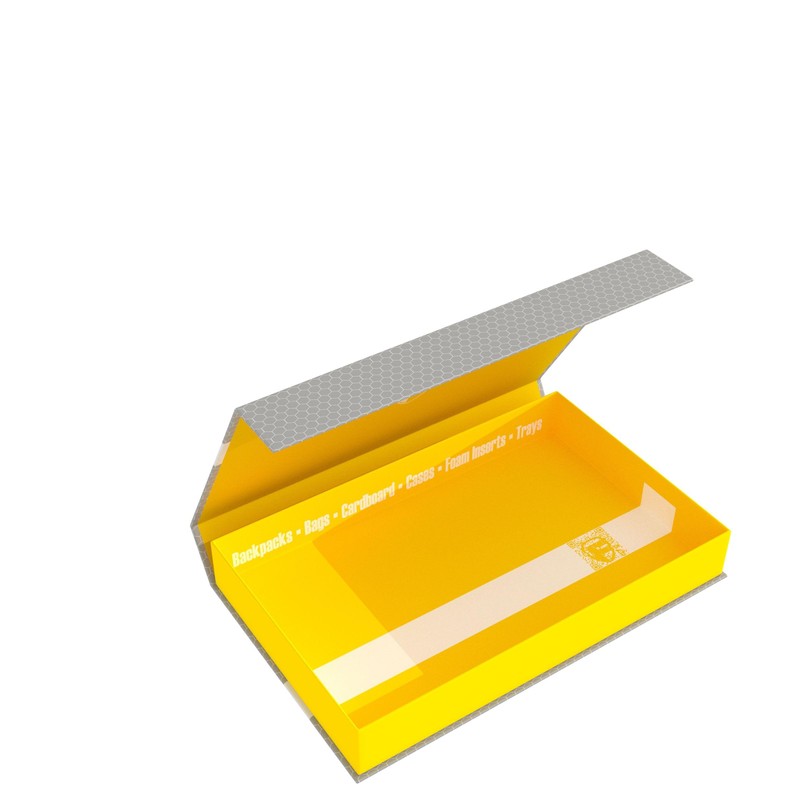 Feldherr Magnetic Box Yellow for Model Railways, Locomotives and Vehicles