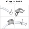 WMYCONGCONG 250 PCS Double Wire Fuel Line Hose Tube Spring