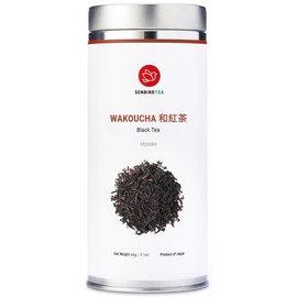 Senbird Premium Wakoucha - Japanese Black Tea - From Shizuoka, Japan - Loose Leaf Tea In Airtight Tea Tin (2.12oz/60g)