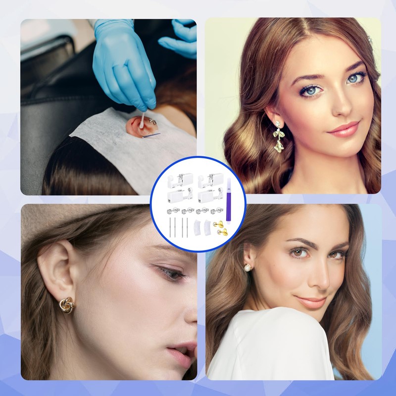 10 Piece Ear Piercing Set, Piercing Set, Ear Piercing Set,