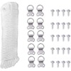 SISI UK® 6m x 3mm Picture Hanging Cord with 10