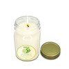 Vela aromatica, con aceite esencial de LIMON, cera de soya