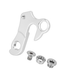 Motoforti Bicycle Tail Hook Rear Derailleur Hanger Frame Gear Hook Silver Tone Long-lasting