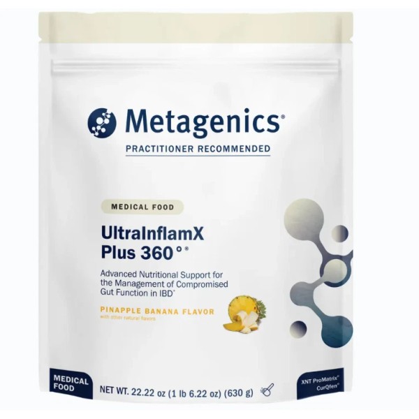 Metagenics - UltraInflamX Plus 360 - Pineapple Banana (22.22oz)