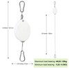 ZUZUAN 3 Pcs Upgraded Heavy Duty Retractable Plant Hanger,Plant Pulleys