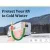 Winterize Sprinkler System Kit,RV Winterize Blowout Adapter with Shut Off