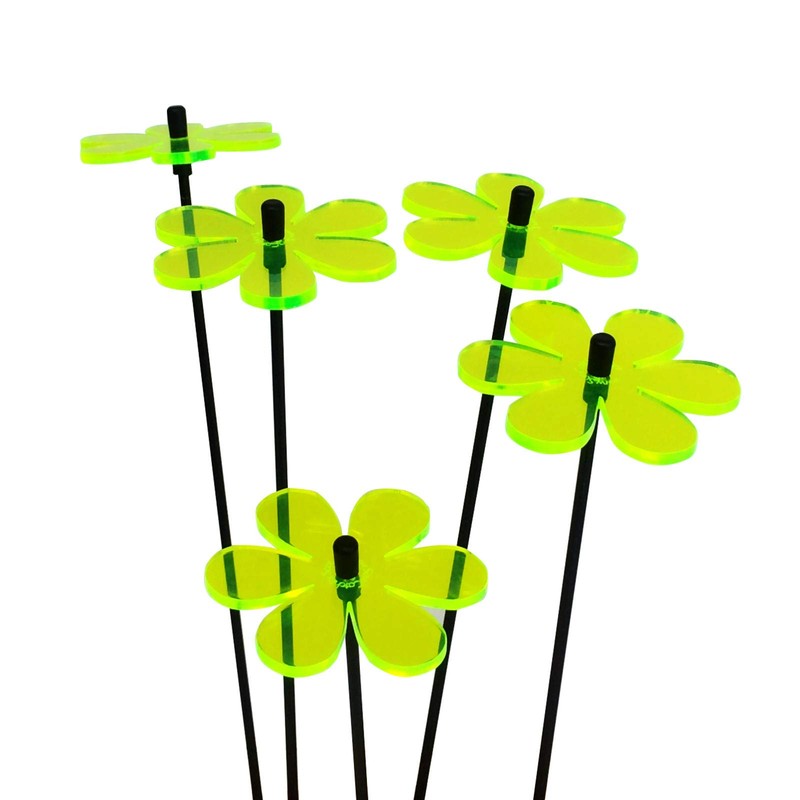 Sun Catcher Garden Decor Ornaments Daisy, Set of 5 Decorative