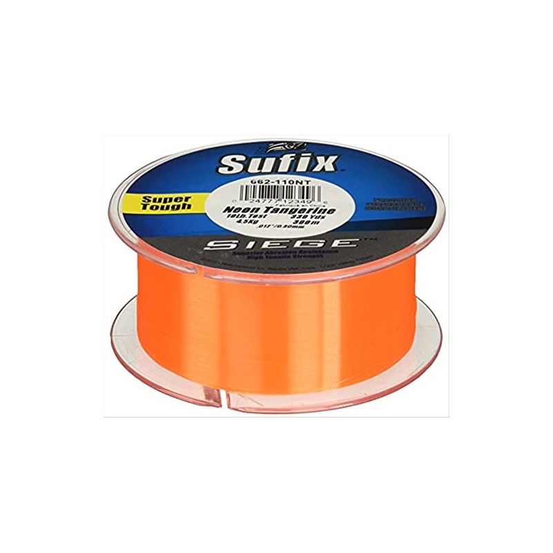 Siege 10 lb Neon Tangerine - 330 Yds