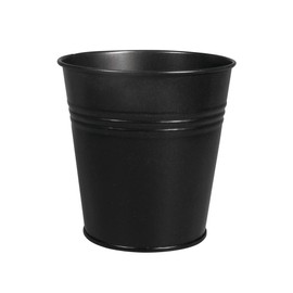RAYHER Pot, Metal Black, 10.5cm