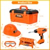 breibowski ‌Realistic Kids Drill Tool Set with 48PCS Tools &