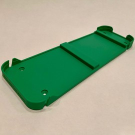 Elephant Foot Risers Cry Baby Wah Wah Pedal Frame and Bottom Plate Slabs - Black, Frame (with feet and screws)