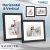 Icona Bay - 8x10 Mat to 5x7 Black Picture Frame