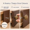 Antique Brass Cabinet Handle, Vintage Drawer Pull for Cabinets, Wardrobes,