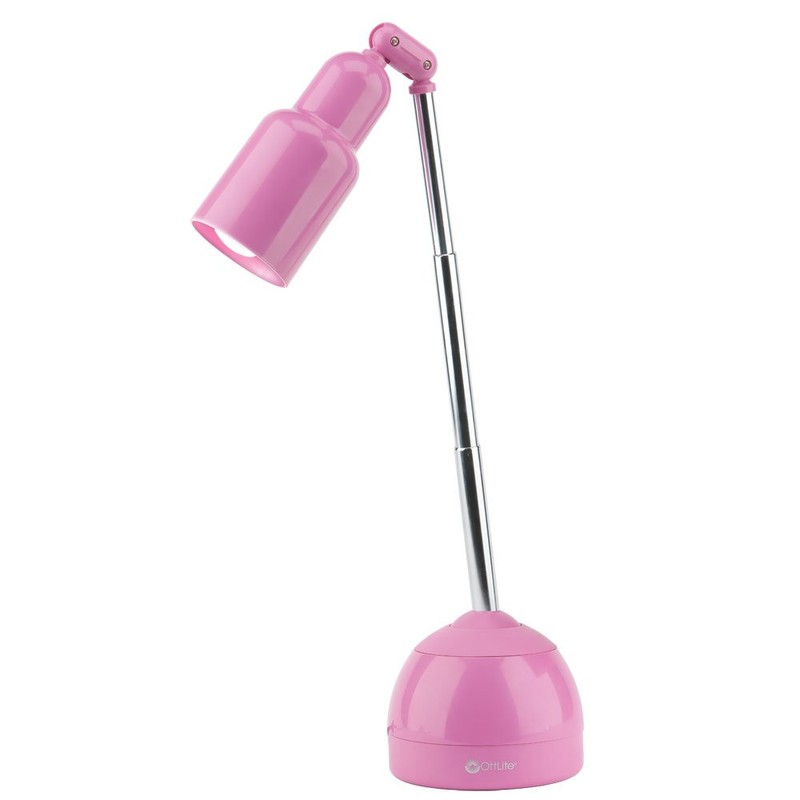 OttLite Telescoping Lamp, Pink