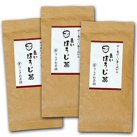 Terasawa Green Roasted Green Roasted Tea, 3.5 oz (100 g) x 3 Bags Set