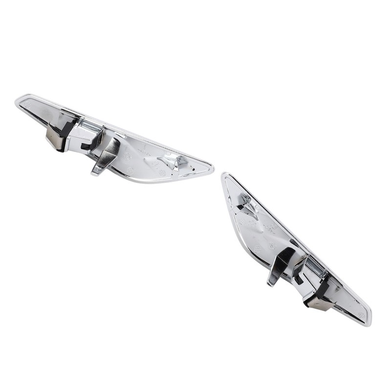2PCS Front Fender Chrome Finisher 51117338569 Replacement for X3 X4