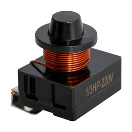 Aopin 1/3HP (250W) Refrigerator Electromagnetic Starter/Start Relay Compressor 220V Electromagnetic Starter for Car Refrigerator, Portable Freezer, Beverage Cooler, Air-Conditioning Compressor 1 Pcs