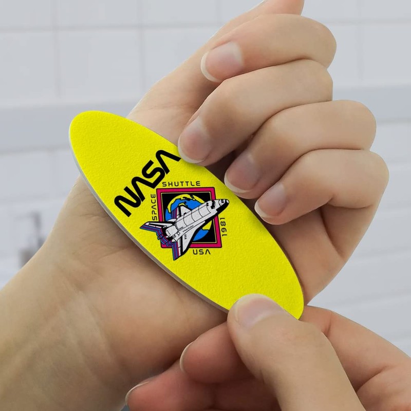 Space Shuttle 1981 Double-Sided Oval Nail File Emery Board Set