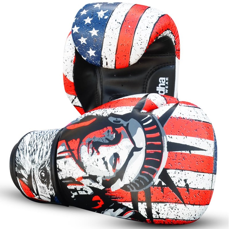 BUDDHA FIGHT WEAR Fantasy USA Boxing Gloves - Muay Thai