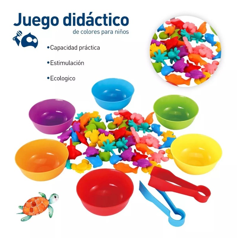 Bluelander Mayoreo 2 Kits Juguete Didáctico Niños Cognitivo Educativo
