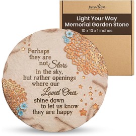 Pavilion Gift Company 19058 Light Your Way Memorial Garden Stone, 10-Inch