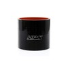 HPS HTSC-100-BLK Silicone High Temperature 4-Ply Reinforced Straight Coupler Hose,