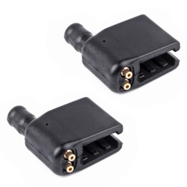 Xislet Upgraded 2 Pack Aimable Brass Windshield Washer Wiper Arm Nozzles Compatible with Mercedes and Dodge Sprinter Van RV Truck Wiper Sprayer Replace 47191/68017440AA