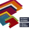 WohnDirect bath mat, bathroom rug, can be combined into a