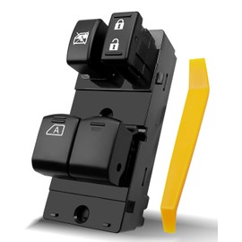 Master Power Window Switch Fit for Nissan NV1500 NV2500 NV3500 2013-2021, Front Driver Side Window Control Switch Replace 25401-1PA0C 254011PA0C